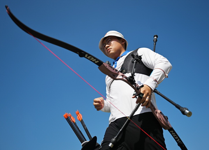 全运会丨射箭——男子反曲弓个人1/16淘汰赛赛况  